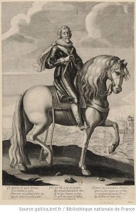 The engraving shows Jacques Nompar de Caumont, <br>Duc de La Force and Maréchal de France - ©Gallica-bnf