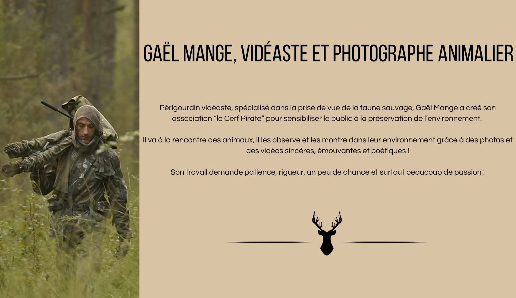 ®Gaël Mange - Vidéaste et photographe animalier