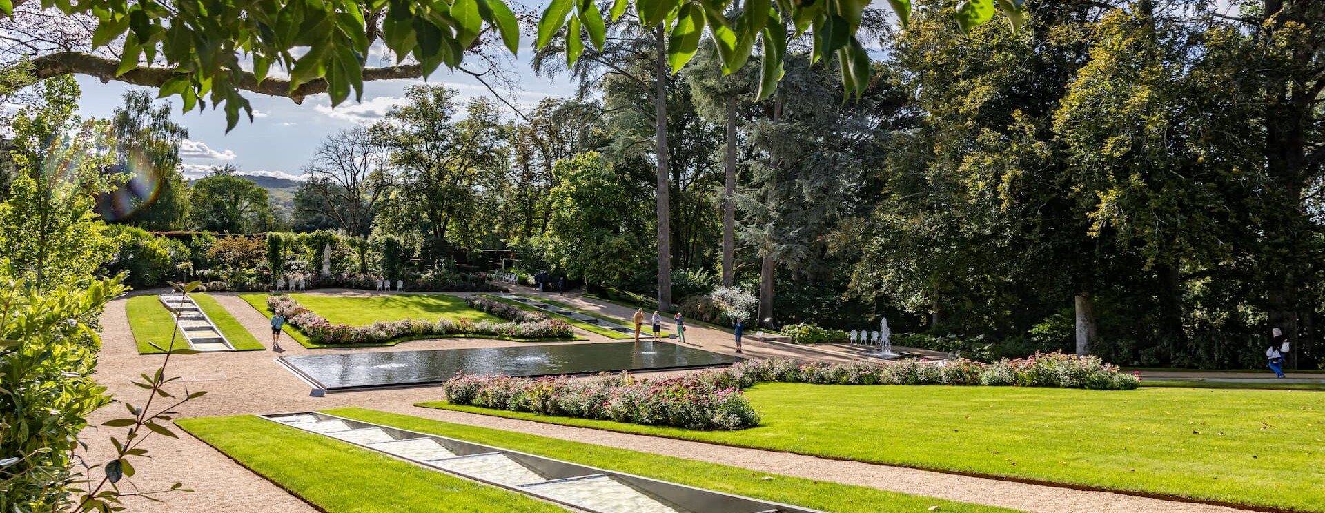 le jardin des cascatelles du château
